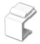 IVORY BLANK KEYSTONE INSERT