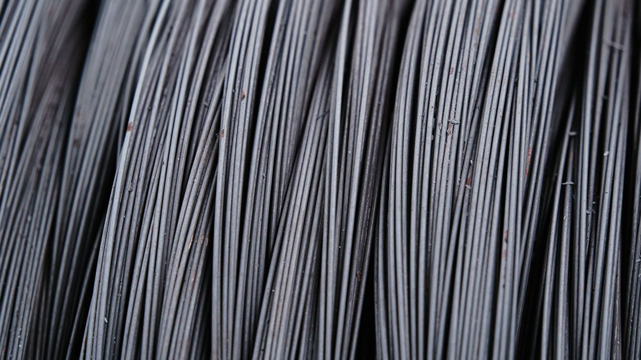 Tightly wound wire coil, like the inductors used in power line noise filters